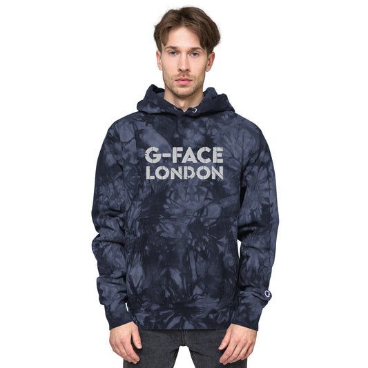 Men's Embroidered G-Face X Champion Tie-dye Hoodie